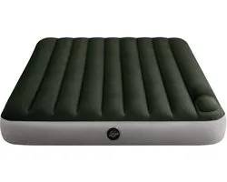 Intex Luchtmatras met ingebouwde voetpomp - Queensize