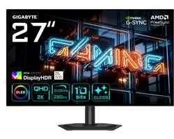 Écran d'ordinateur GIGABYTE MO27Q28GR 68,6 cm (27") 2560 x 1440 Pixels Quad HD OLED Noir