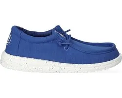HEYDUDE Wally Youth Slub Canvas Jongens Instappers True Blue