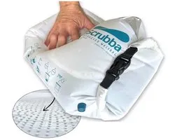 Scrubba UNTOUCHED Laundry Bag, Environmentally Friendly Portable Washing Machine, Lightweight Manual Washing Machine for Travel, Camping and Baby Clothing, Travel Supplies, Use with Detergent or Hand