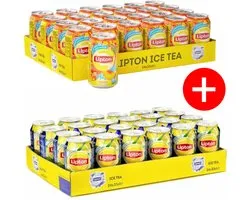Lipton ice tea sparkling + peach mix tray - 48 x 330ml