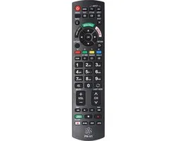 Télécommande universelle Panasonic Slimtron – Compatible avec tous les téléviseurs Smart Panasonic et les téléviseurs LCD- LED – Modèle PN-V1