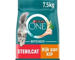 PURINA ONE Sterilcat - Kattenbrokjes - Kip & Tarwe - 7.5 kg