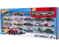 Hot Wheels diecast cadeauset met 20 auto's