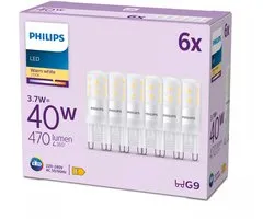 Philips LED Capsule - 40 W - G9 - Warmwit licht - 6 stuks
