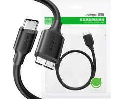 Câble UGREEN USB C vers Micro USB 3.0 Câble de disque dur compatible avec le boîtier de disque dur USB 3.0 Western Digital Toshiba Canvio Basics Maxtor LaCie etc.