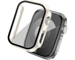 imoshion Protecteur d'écran Convient pour imoshion Full Cover Hard Case / Case pour Apple Watch Series 4 / 5 / 6 / SE - 44 mm - Starlight - imoshion Full Cover Hard Case / Case - Starlight