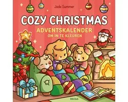 Cozy Christmas Adventskalender om in te kleuren Jade Summer