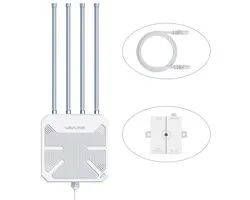 Wavlink AX3000 WN573HX3 Outdoor WiFi 6 Access Point – Weerbestendige Dual‑Band Mesh Extender – Gigabit Snelheden, Lange Afstand Bereik, PoE‑Ondersteuning – Ideaal voor Tuin, Camping & Bedrijfsterrein