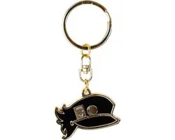 Jotaro Sleutelhanger - Metaal Hanger - Sleutels Organiseren - JoJo's Bizarre Adventure Thema - 1 Count - Zwart
