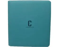 Cardstacks - Toploader Zip Binder 9 Pocket - Turquoise (voor pokemon - magic - one piece enz)