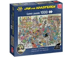 Jumbo Jan van Haasteren NK Mens Erger Je Niet - Puzzel 1000 stukjes volwassenen - Legpuzzels
