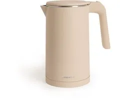 CREATE - 1 L elektrische waterkoker met temperatuurregeling - 1000W - Zand - KETTLE STUDIO PRO