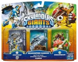 Skylanders Giants: Battle Pack Chop Chop, Shroomboom, Dragonfire Cannon