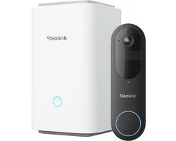 Reolink Batterij-deurbelsysteem - 4MP - 1:1-beeld van Top Tot Teen - Detectie van Personen/Voertuigen/Pakketten - D340B met Hub 1