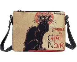 Signare - Schoudertas - Kunst - Gobelin - Tournée du Chat noir - T.A. Steinlen