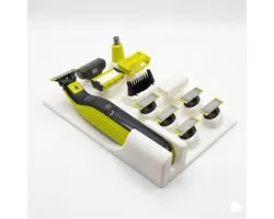 Wandhouder Geschikt Voor Philips OneBlade - OneBlade Muurbevestiging Opberger Ruimtebesparend - Geschikt Voor OneBlade Face & Body - Wit – muurhouder