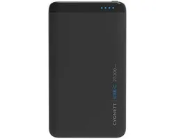 Cygnett Powerbank ChargeUp Pro 27.000 mAh - USB-C en USB 2.0 aansluitingen - 3 apparaten tegelijk opladen - Zwart