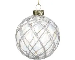 Goodwill - Kerstbal - Crème - 2 stuks