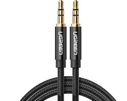 Ugreen - audiokabel - - 2 - x - mini-jack - 3,5 - mm - 2m - zwart - (50363 - AV112)