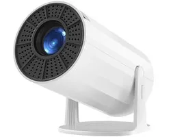 Namajunas - Beamer - Smart 1080P Full HD Projector - Mini Beamer - FULL HD (Support 4K) - 3000 lumens - WiFi & Bluetooth - Haut-parleurs intégrés - Projecteur portable Home Cinéma - Pour iOS et Android - Autofocus