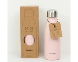Qwetch - QD7011 - Bouteille Inox 1 Paroi - Pastel Rose