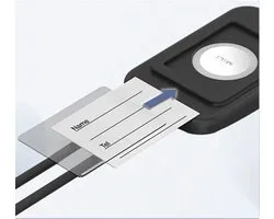 Bagage Tracker - AirTag alternatief voor iPhone - Compatibel met Zoek Mijn - Wit - MiLi MiTag