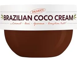 Palmer's - Crème de coco Brazilian à la formule à l'huile de noix de coco avec Vitamine E - Crème légère pour les fesses, les seins et le corps, aide à raffermir et à raffermir la peau - 250 g