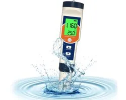 Digitale Waterkwaliteitsmeter 4-In-1 voor Drinkwater, Voedsel, Zwembad - PH, ORP, H2 Temperatuur, Test PPM Meter Wateranalysator