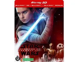 Star Wars Episode 8 : Les Derniers Jedi (The Last Jedi) - Combo Blu-Ray 3D + Blu-Ray Steelbook Edition