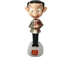 Mr. Bean met beer solar. Beweegt bij kunstlicht en zonlicht