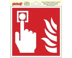 Pickup Pictogram 20x20 cm - Plaats brandmelder