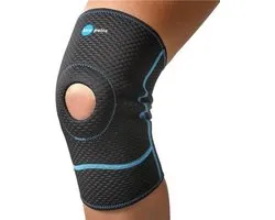 Bluepoint Kniebrace Neopreen Met Patella-opening Zwart Maat S