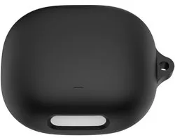 Hoes compatibel met Anker Soundcore Liberty 4 Pro, zachte siliconen, krasbestendig, Bluetooth-hoofdtelefoonbox, beschermhoes, compatibel met Anker Soundcore Liberty 4 Pro. Zwart