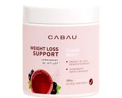 Cabau - Weight Loss Support - Cassis Berry - Afslank Supplement voor Vrouwen - Met Glucomannan & Gymnema - Helpt bij Gewichtsverlies & Vermindert Cravings - 240 g (34 Porties)