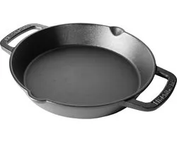The Windmill Cast Iron - Skillet L met 2 handvatten - Gietijzer - Ø25 cm