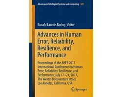 Springer Nature Proceedings excluding Computer Science - Advances in Human Error, Reliability, Resilience, and Performance