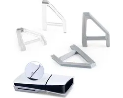 Horizontale Standaard PS5 Slim Disc Edition Console - Transparant Grijs - Console Accessoires .