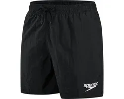 Speedo Eco Essentials 16+Sizes Watershort Zwembroek Heren Grote Maten - Zwemshort Mannen met Wijde Pasvorm - Met Binnenbroekje - Trekkoord in de Taille - Zijzakken met Afvoer - 100% Gerecycled Nylon - Zwart - Maat 5XL