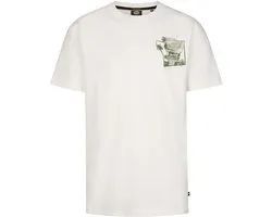 Petrol Industries - T-shirt garçon avec imprimé dos Mezcal - Wit - Taille 116