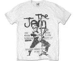 The Jam - 100 Club 77 Heren T-shirt - M - Wit