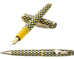 Esterbrook - Coffret cadeau - 2 pièces - Peanuts 75e anniversaire «Charlie Brown » - Stylo plume à pointe fine et stylo bille