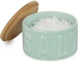 Balvi Zoutvat Zoutpot Salt Groen Keramiek