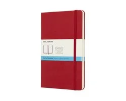 Moleskine Classic Notitieboek - Large - Hardcover - Gestippeld - Rood