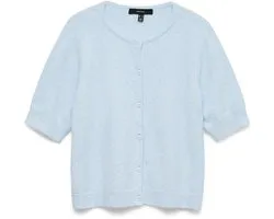 VERO MODA - VMDOFFY 2/4 O-NECK BUTTON CARDIGAN Dames Trui