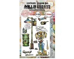 Aall & Create clearstamp A6 - Wacky woof tales