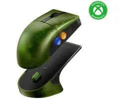 8Bitdo Retro R8 Mouse - Xbox Edition muis Gamen Ambidextrous RF Wireless + Bluetooth + USB Type-C Optisch 26000 DPI