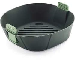 Lékué Airfryer Mandje - Maat L - Siliconen - Grey