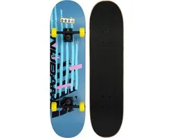 Nijdam Classic Skateboard - Game Changer - Blauw/ Jaune