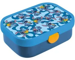 Lunch box Mepal Campus – Boîte à pain avec compartiments pour enfants – Convient pour 4 sandwichs – Stitch